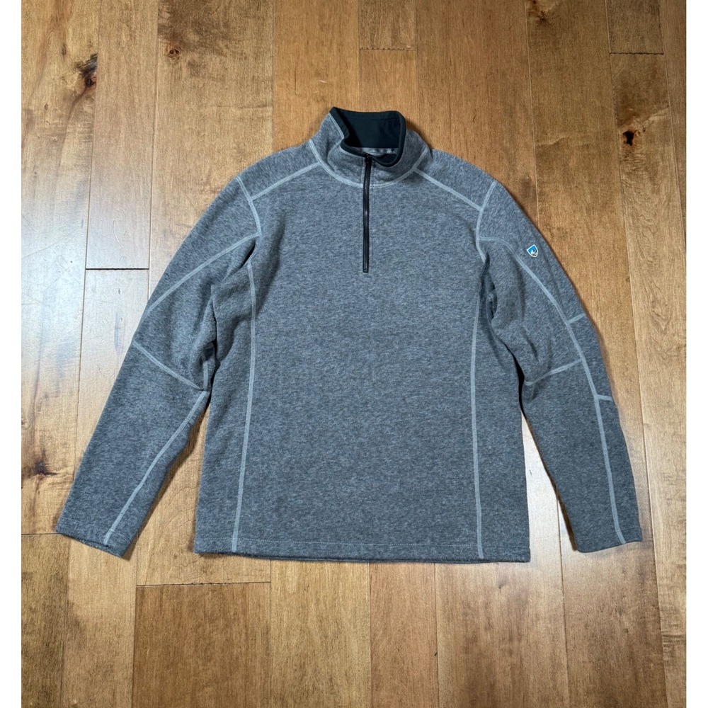 Kuhl Charcoal Quarter-Zip Shirt Jacket
